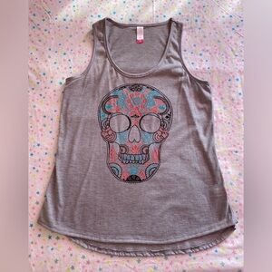 NWOT Women Skull Tank Top
